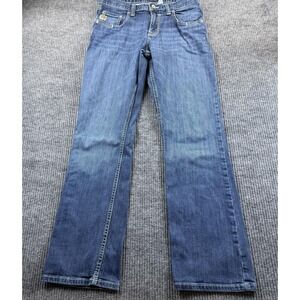 Cinch Jeans Mens 32X33* Blue Bootcut Stretch Denim Western Pockets Logo Casual